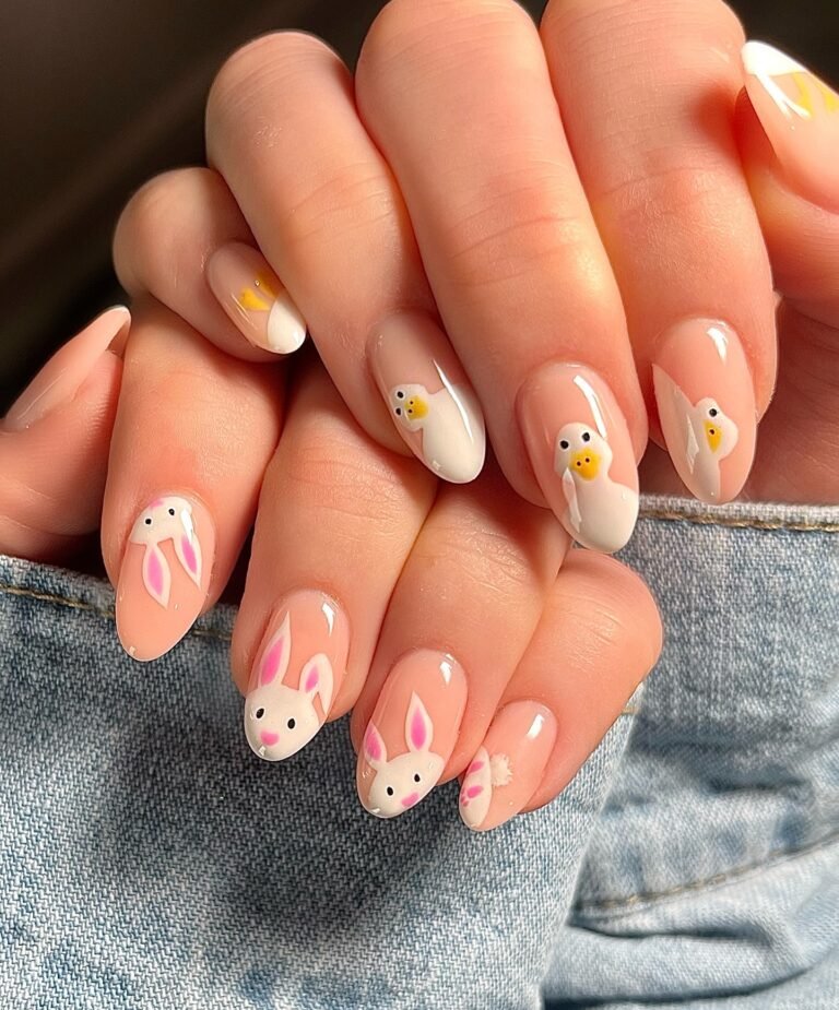 Almond Easter Nails: Cute Pastel & Spring Nail Designs for a Trendy Holiday Manicure 🐣🌸💅