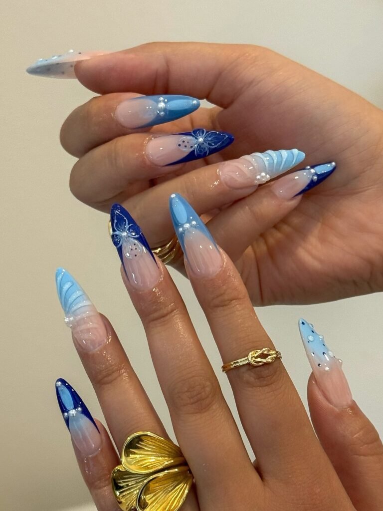 Stunning Blue Spring Nail Ideas for a Fresh Spring Vibe