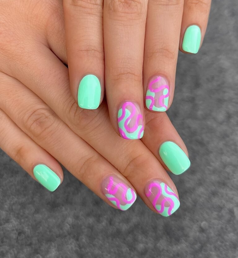 Neon Nails That Glow: Trendy Glow-in-the-Dark Nail Ideas for Summer