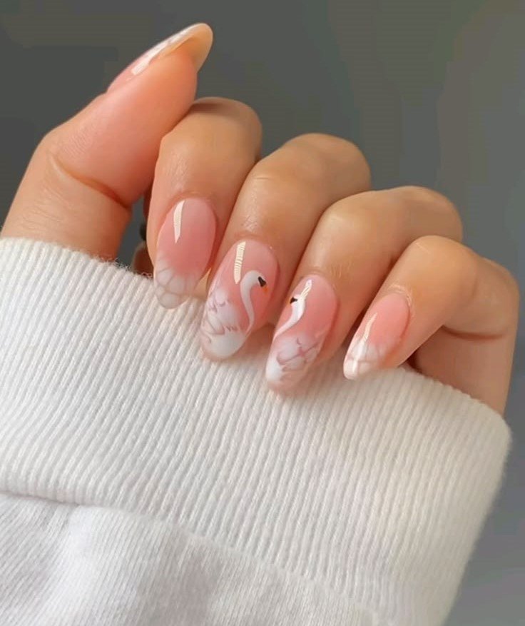 Swan Nails Aesthetic: Beautiful, Classy Manicure Ideas for Pinterest