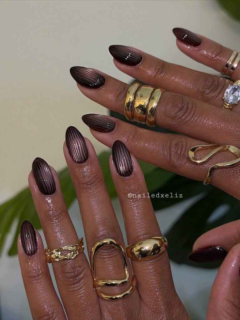 Ribbed Glass Nail Trend: Chic Transparent Nail Ideas for a Sleek, Modern Manicure