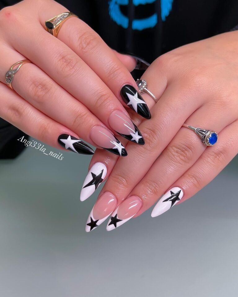 30 Stunning Star Nail Designs to Try for a Trendy, Celestial Manicure