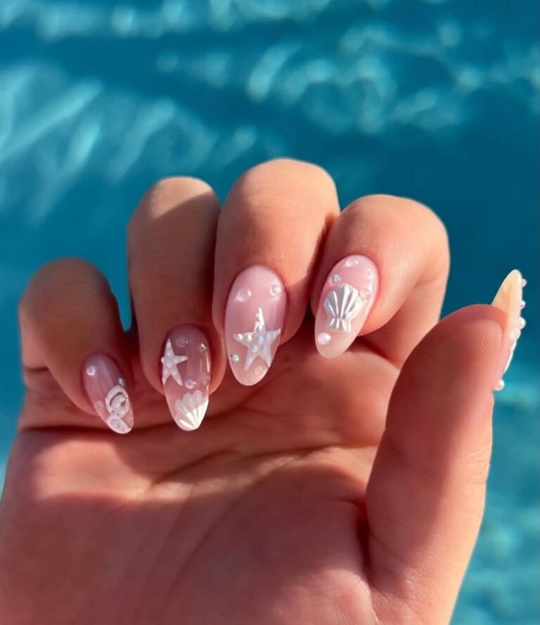 Beach Nails Design Ideas for a Relaxed and Glam Summer Look